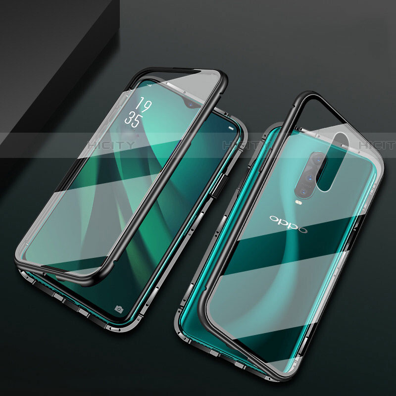 Funda Bumper Lujo Marco de Aluminio Espejo 360 Grados Carcasa T10 para Oppo RX17 Pro