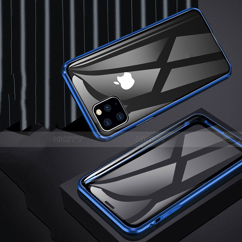 Funda Bumper Lujo Marco de Aluminio Espejo 360 Grados Carcasa T11 para Apple iPhone 11 Pro Max