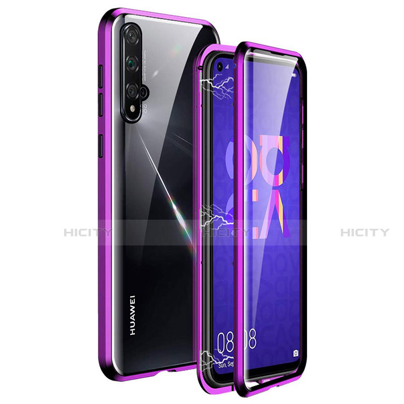 Funda Bumper Lujo Marco de Aluminio Espejo 360 Grados Carcasa T11 para Huawei Honor 20