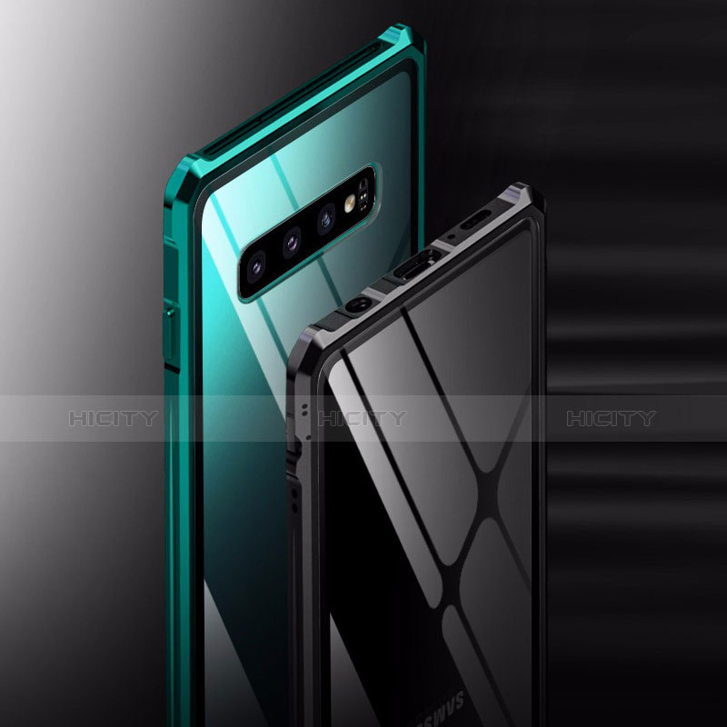 Funda Bumper Lujo Marco de Aluminio Espejo Carcasa A01 para Samsung Galaxy S10