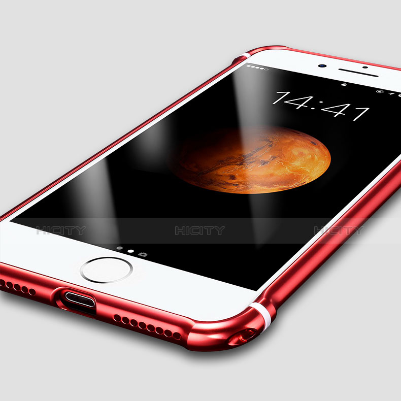 Funda Bumper Lujo Marco de Aluminio Espejo Carcasa M01 para Apple iPhone 7 Plus