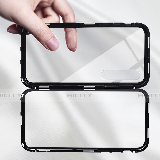 Funda Bumper Lujo Marco de Aluminio Espejo Carcasa M02 para Huawei P20 Pro