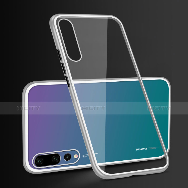 Funda Bumper Lujo Marco de Aluminio Espejo Carcasa M02 para Huawei P20 Pro