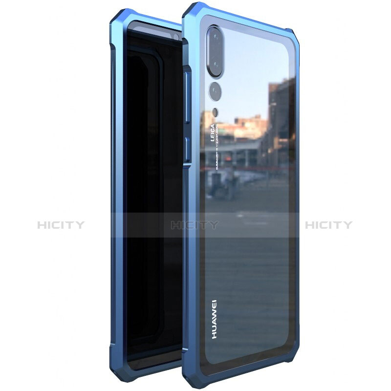 Funda Bumper Lujo Marco de Aluminio Espejo Carcasa M03 para Huawei P20 Pro