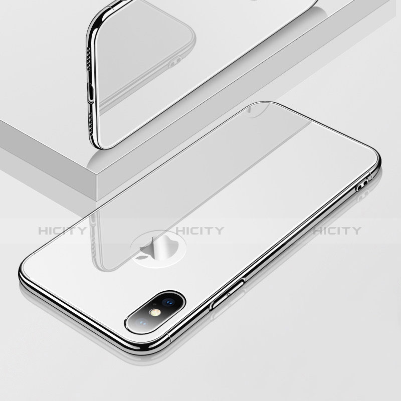 Funda Bumper Lujo Marco de Aluminio Espejo Carcasa para Apple iPhone X