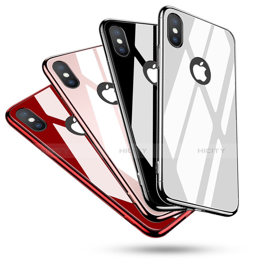 Funda Bumper Lujo Marco de Aluminio Espejo Carcasa para Apple iPhone Xs Max