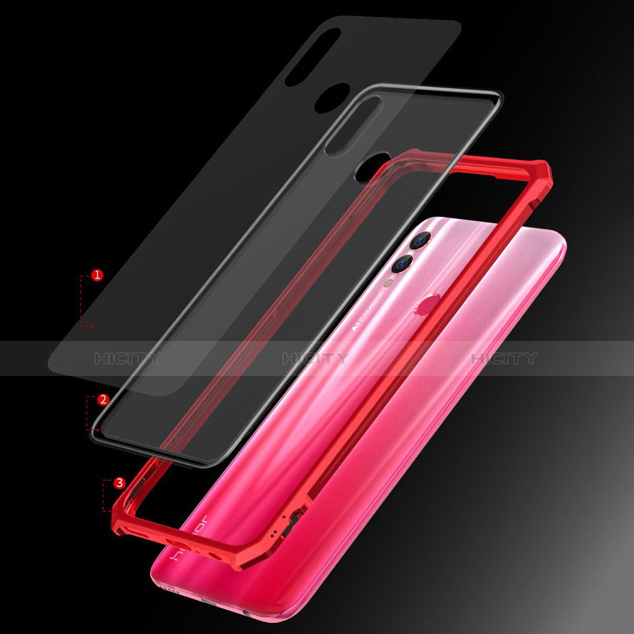 Funda Bumper Lujo Marco de Aluminio Espejo Carcasa para Huawei Honor 10 Lite