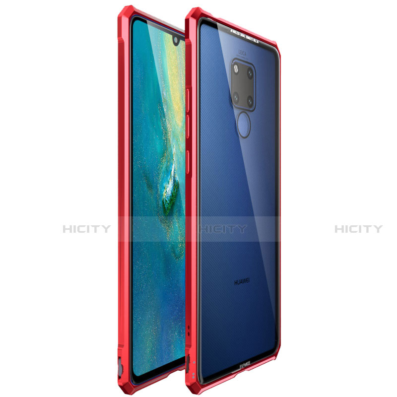 Funda Bumper Lujo Marco de Aluminio Espejo Carcasa para Huawei Mate 20 X 5G