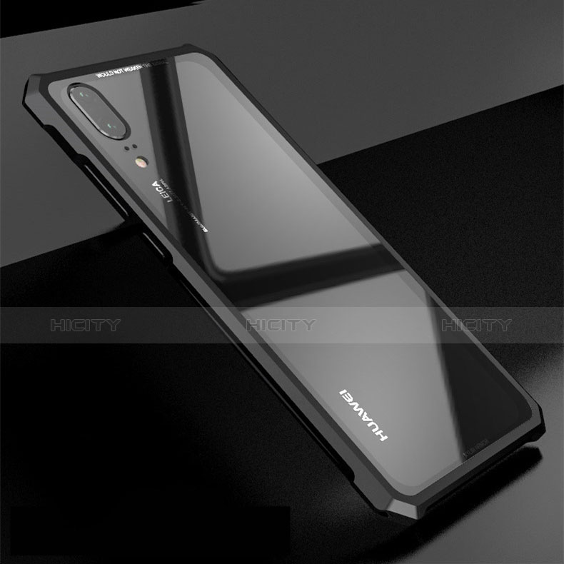 Funda Bumper Lujo Marco de Aluminio Espejo Carcasa para Huawei P20