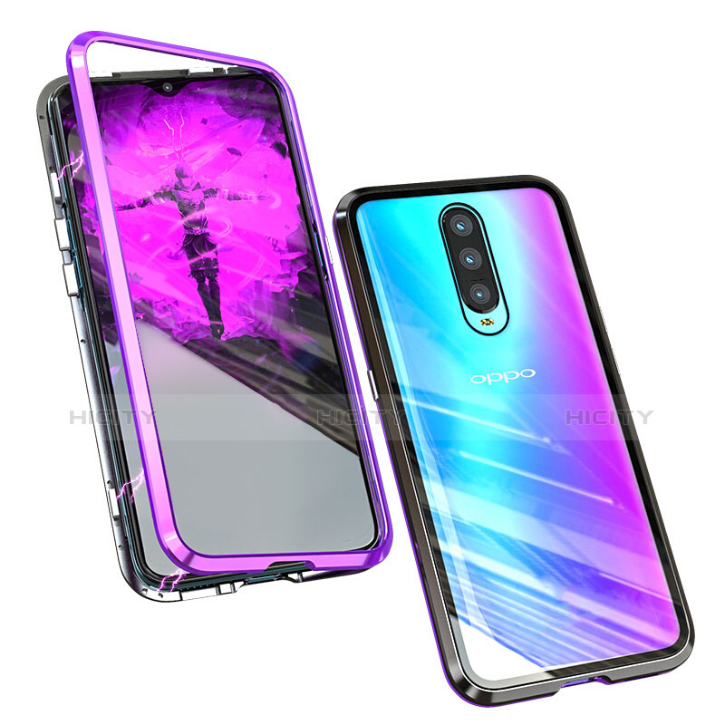 Funda Bumper Lujo Marco de Aluminio Espejo Carcasa para Oppo R17 Pro