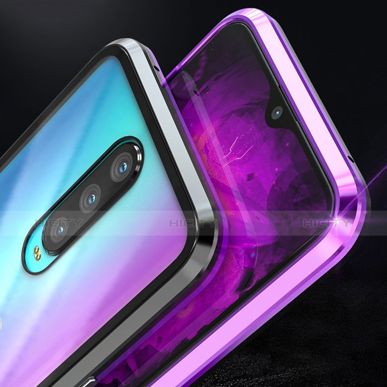 Funda Bumper Lujo Marco de Aluminio Espejo Carcasa para Oppo R17 Pro