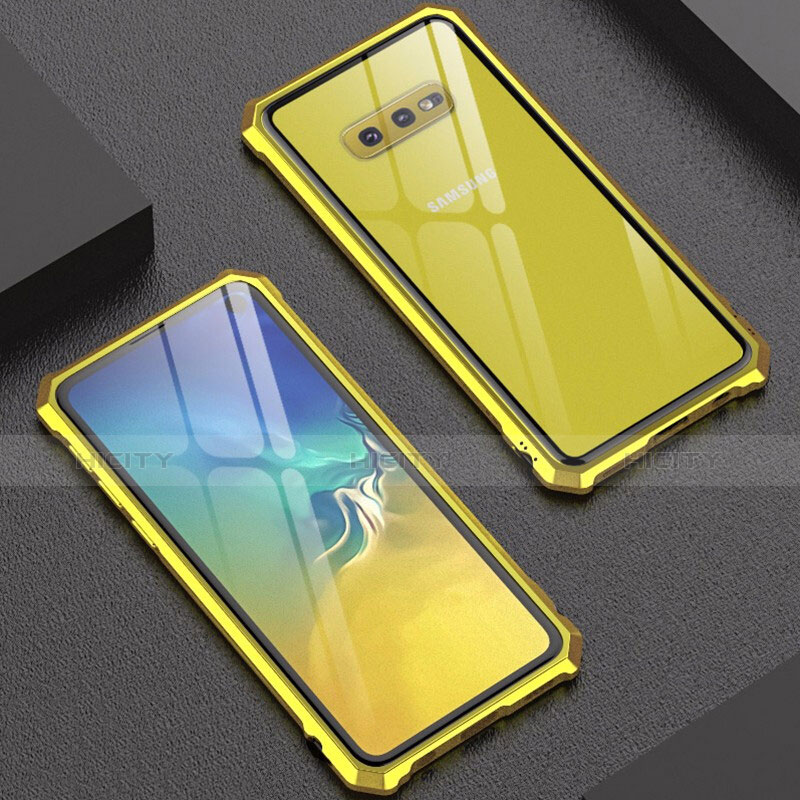 Funda Bumper Lujo Marco de Aluminio Espejo Carcasa para Samsung Galaxy S10e