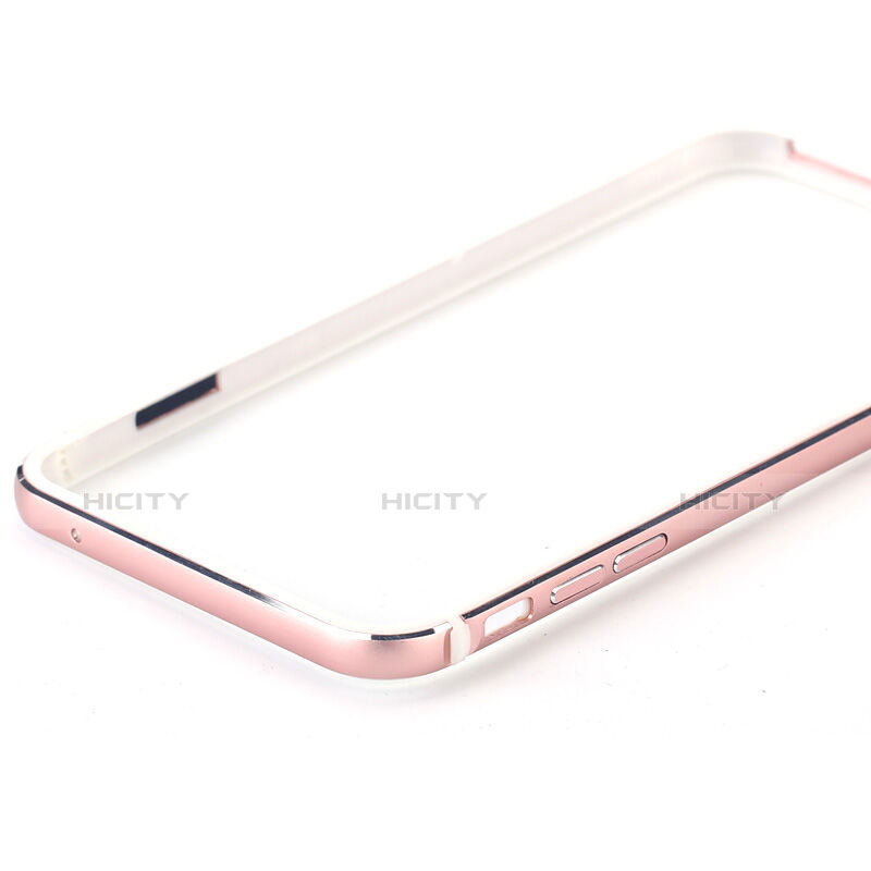 Funda Bumper Lujo Marco de Aluminio para Apple iPhone 6 Oro Rosa