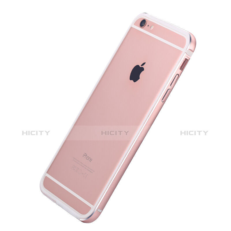 Funda Bumper Lujo Marco de Aluminio para Apple iPhone 6 Plus Oro Rosa