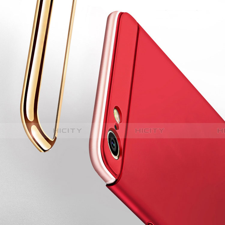 Funda Bumper Lujo Marco de Metal y Plastico Carcasa con Anillo de dedo Soporte T01 para Huawei Honor 20E