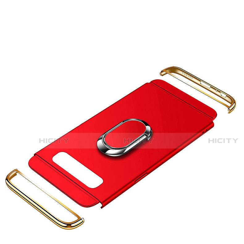 Funda Bumper Lujo Marco de Metal y Plastico Carcasa con Anillo de dedo Soporte T02 para Samsung Galaxy S10 5G