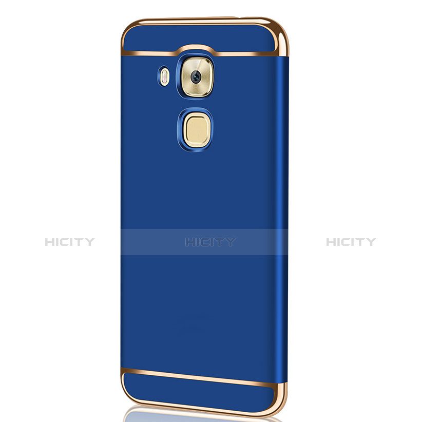 Funda Bumper Lujo Marco de Metal y Plastico M01 para Huawei Nova Plus Azul