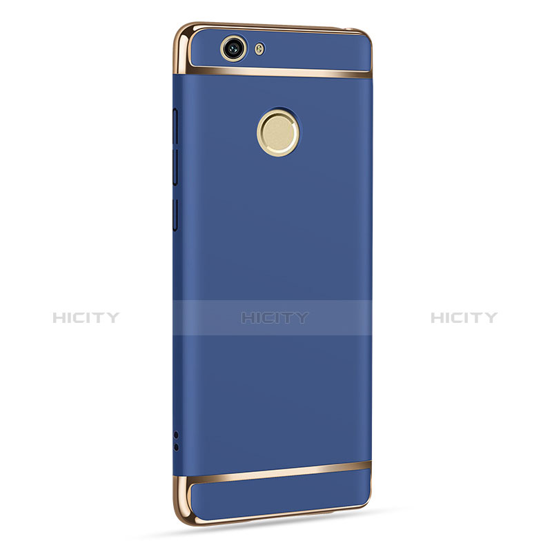 Funda Bumper Lujo Marco de Metal y Plastico M02 para Huawei Nova Azul