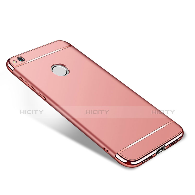 Funda Bumper Lujo Marco de Metal y Plastico para Huawei Nova Lite Oro Rosa