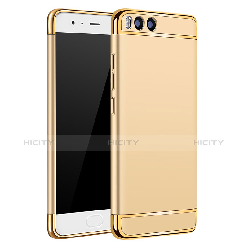 Funda Bumper Lujo Marco de Metal y Plastico para Xiaomi Mi 6 Oro