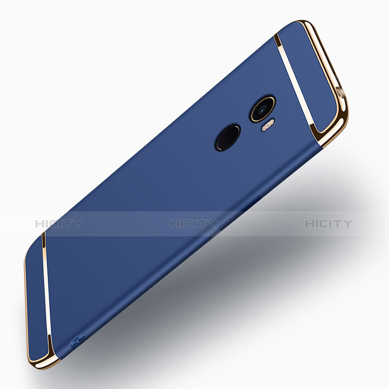 Funda Bumper Lujo Marco de Metal y Plastico para Xiaomi Mi Mix Evo Azul