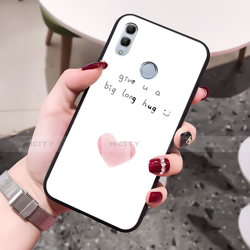 Funda Bumper Silicona Espejo Amor Corazon Love Carcasa para Huawei Honor 10 Lite Rosa