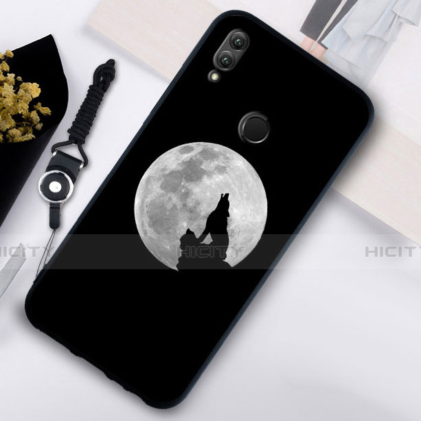 Funda Bumper Silicona Espejo Estrellado Carcasa S04 para Huawei Honor 10 Lite Negro