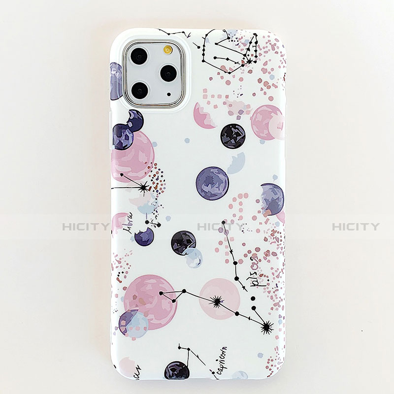 Funda Bumper Silicona Espejo Patron de Moda Carcasa para Apple iPhone 11 Pro Max Multicolor