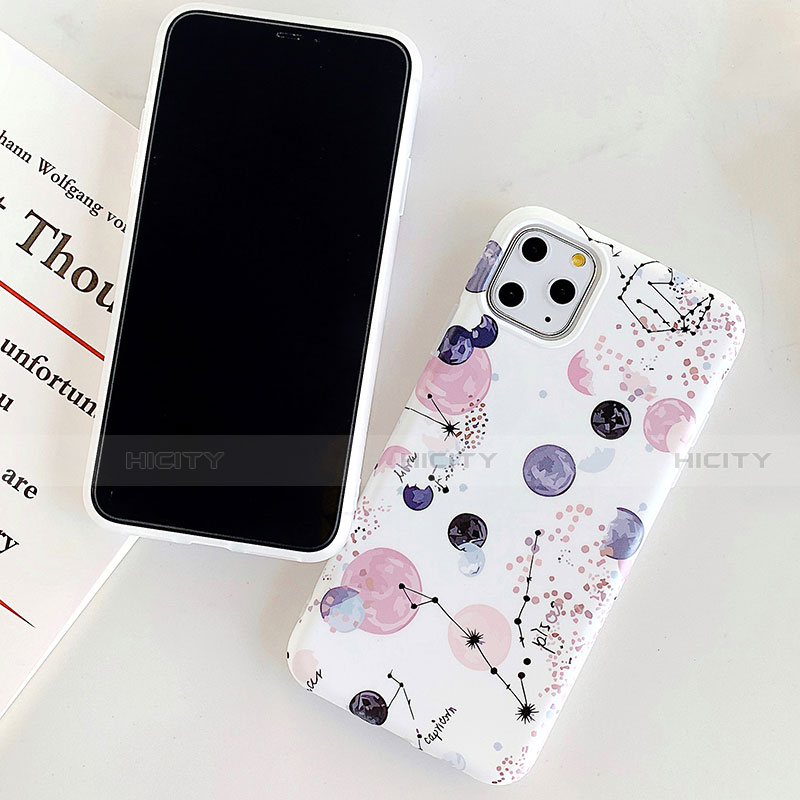 Funda Bumper Silicona Espejo Patron de Moda Carcasa para Apple iPhone 11 Pro Max Multicolor