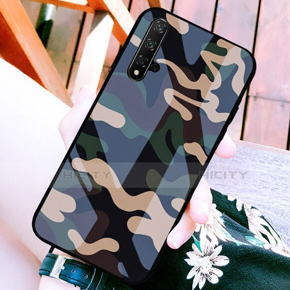 Funda Bumper Silicona Espejo Patron de Moda Carcasa para Huawei Honor 20 Multicolor