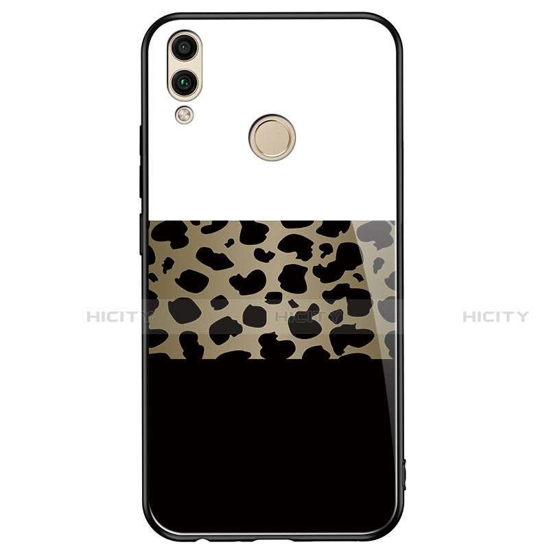 Funda Bumper Silicona Espejo Patron de Moda Carcasa para Huawei Honor View 10 Lite Negro