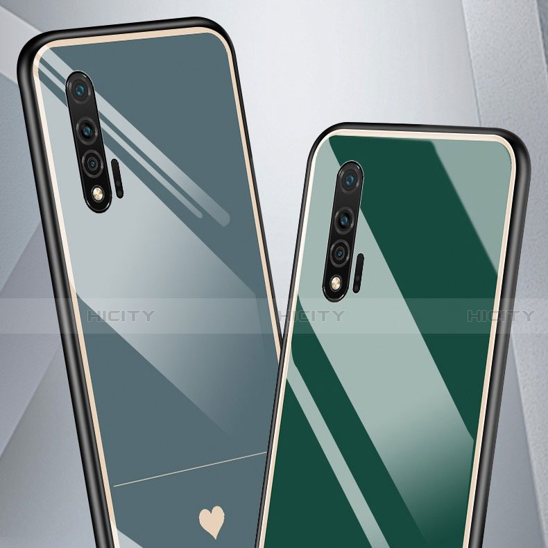 Funda Bumper Silicona Gel Espejo Amor Corazon Love Carcasa para Huawei Nova 6