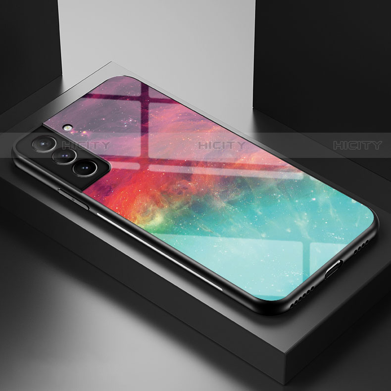 Funda Bumper Silicona Gel Espejo Estrellado Carcasa A01 para Samsung Galaxy S21 5G