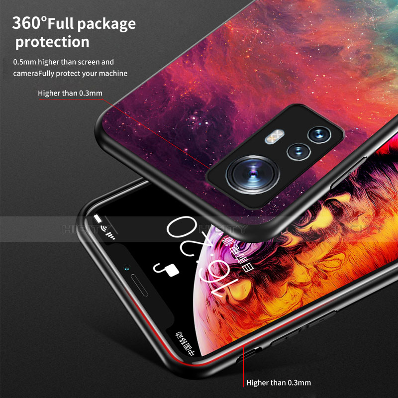 Funda Bumper Silicona Gel Espejo Estrellado Carcasa para Xiaomi Mi 12 5G