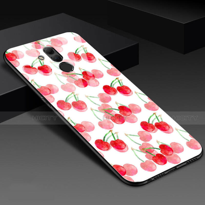 Funda Bumper Silicona Gel Espejo Flores Carcasa H02 para Huawei Mate 20 Lite