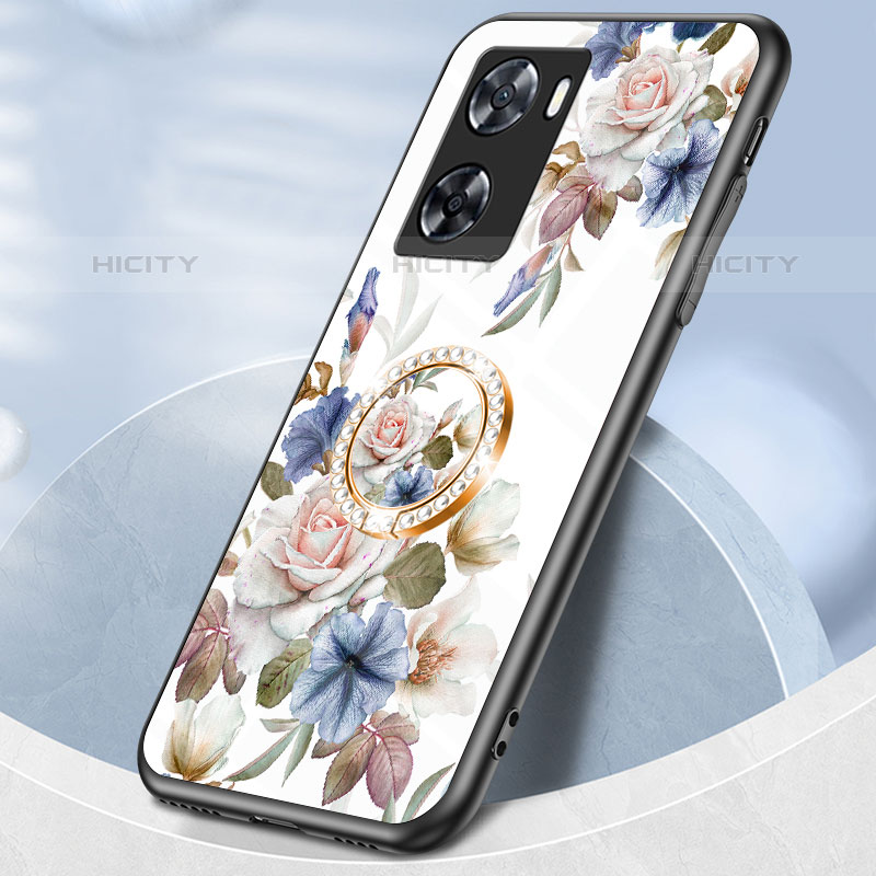 Funda Bumper Silicona Gel Espejo Flores Carcasa S01 para OnePlus Nord N20 SE