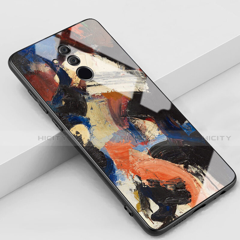 Funda Bumper Silicona Gel Espejo Patron de Moda Carcasa H02 para Huawei Mate 20 Lite