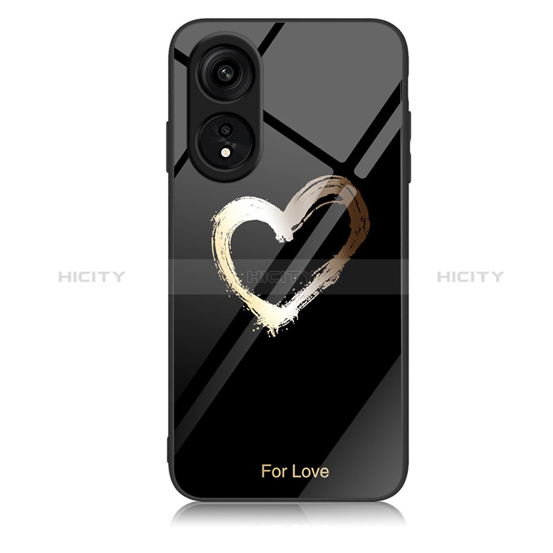 Funda Bumper Silicona Gel Espejo Patron de Moda Carcasa JM1 para Huawei Honor X5 Plus Negro