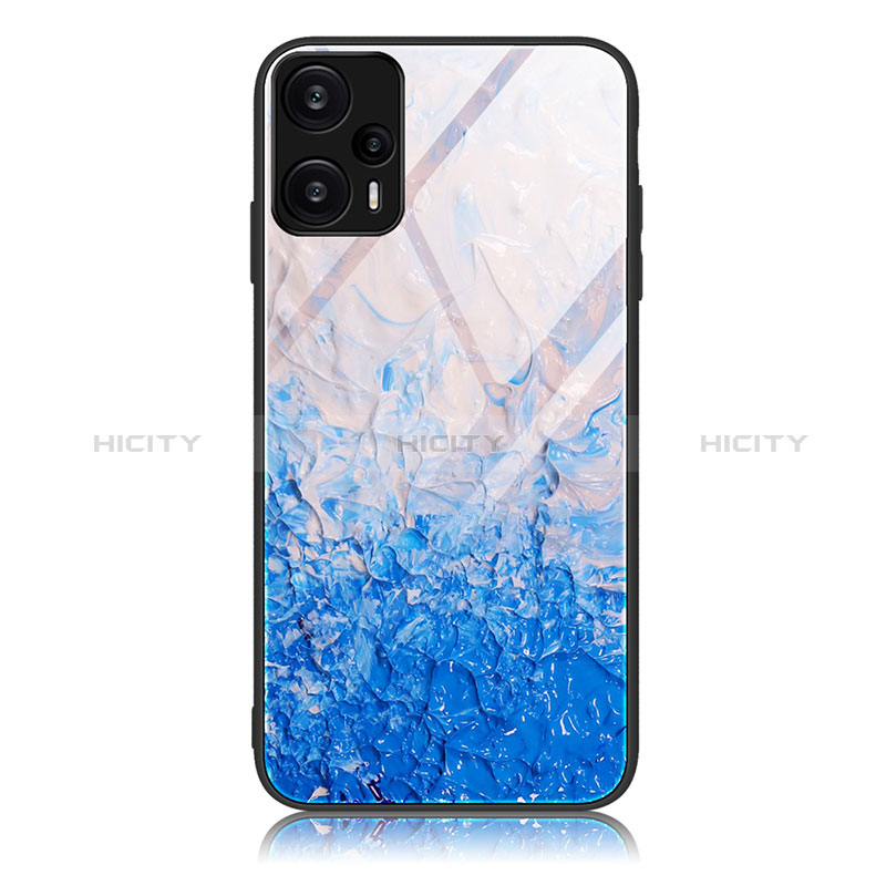 Funda Bumper Silicona Gel Espejo Patron de Moda Carcasa JM1 para Xiaomi Poco F5 5G