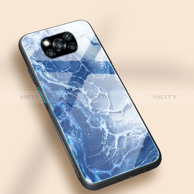 Funda Bumper Silicona Gel Espejo Patron de Moda Carcasa JM1 para Xiaomi Poco X3 NFC