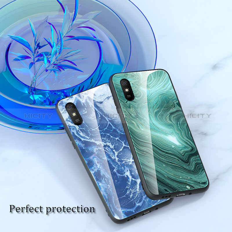 Funda Bumper Silicona Gel Espejo Patron de Moda Carcasa JM1 para Xiaomi Redmi 9A