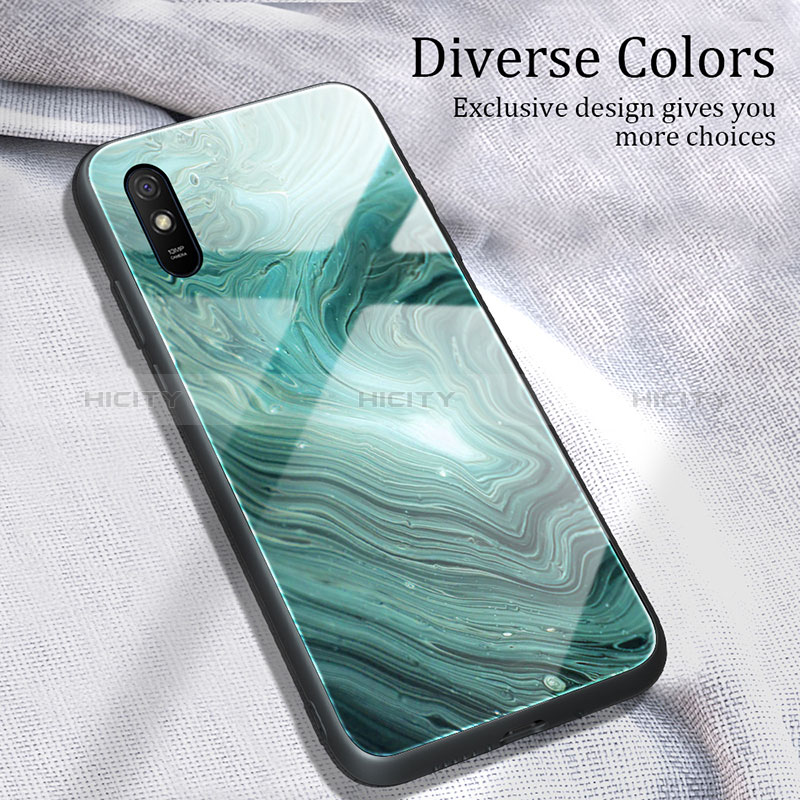 Funda Bumper Silicona Gel Espejo Patron de Moda Carcasa JM1 para Xiaomi Redmi 9i