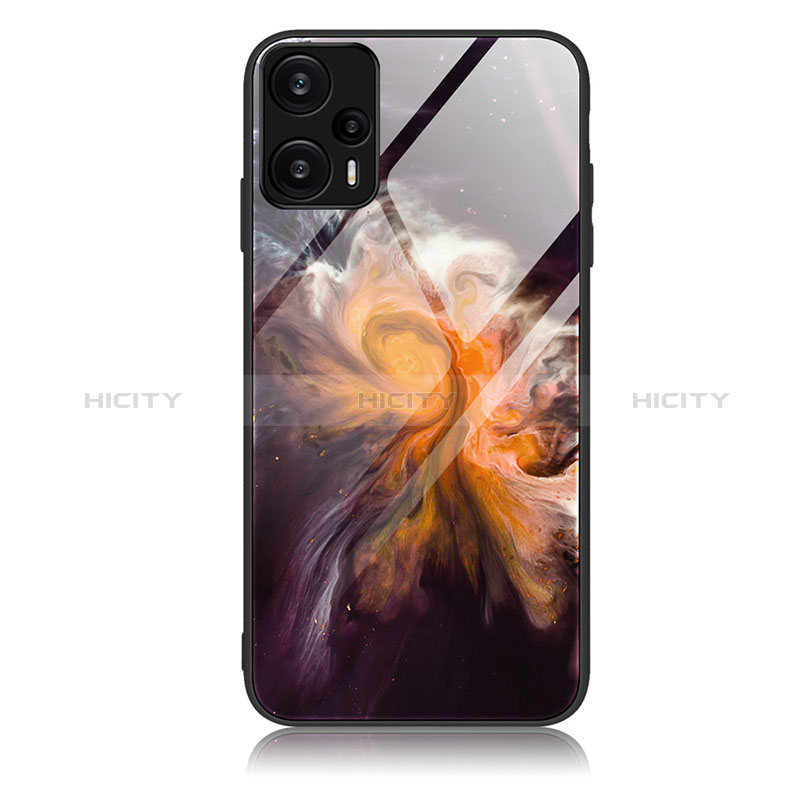 Funda Bumper Silicona Gel Espejo Patron de Moda Carcasa JM1 para Xiaomi Redmi Note 12 Turbo 5G