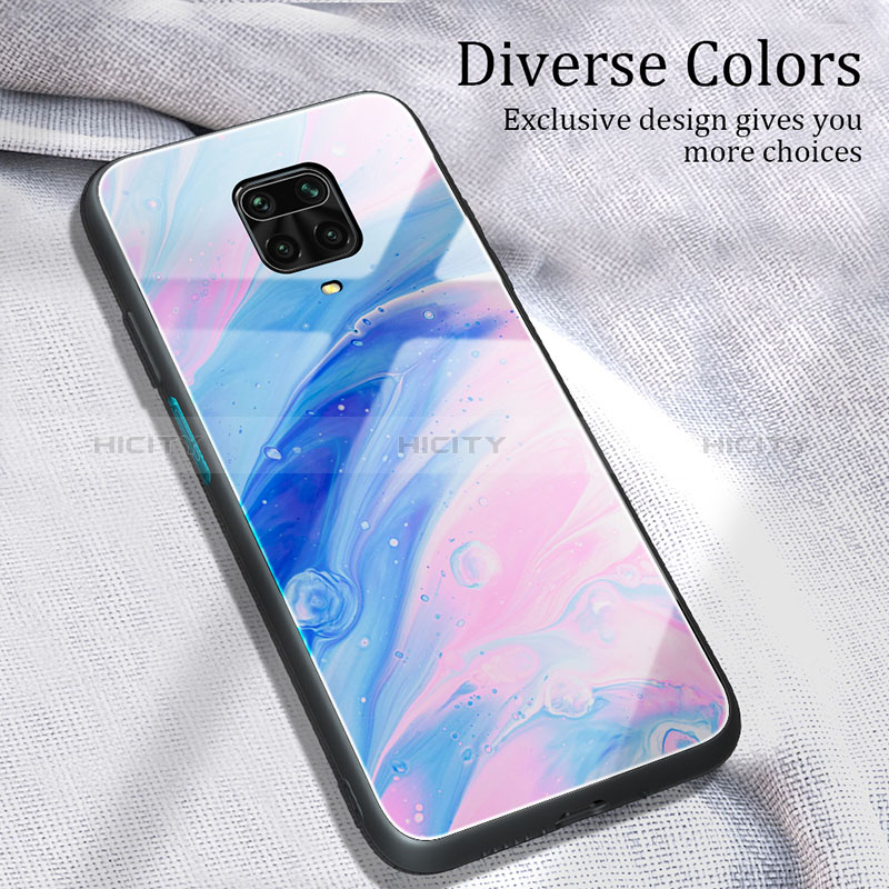 Funda Bumper Silicona Gel Espejo Patron de Moda Carcasa JM1 para Xiaomi Redmi Note 9 Pro