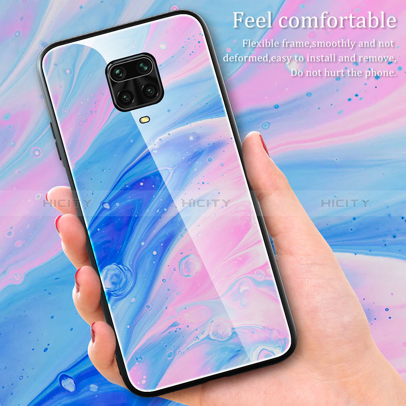 Funda Bumper Silicona Gel Espejo Patron de Moda Carcasa JM1 para Xiaomi Redmi Note 9 Pro Max