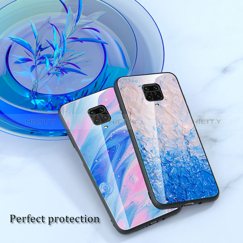 Funda Bumper Silicona Gel Espejo Patron de Moda Carcasa JM1 para Xiaomi Redmi Note 9 Pro Max