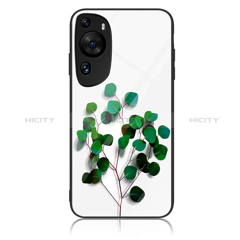 Funda Bumper Silicona Gel Espejo Patron de Moda Carcasa JM2 para Huawei P60 Art