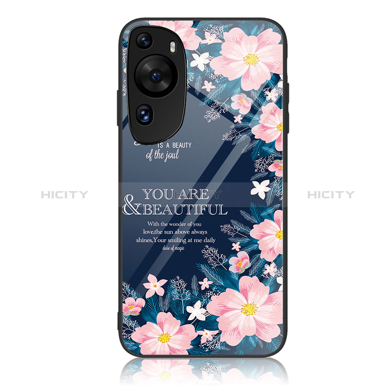 Funda Bumper Silicona Gel Espejo Patron de Moda Carcasa JM2 para Huawei P60 Art