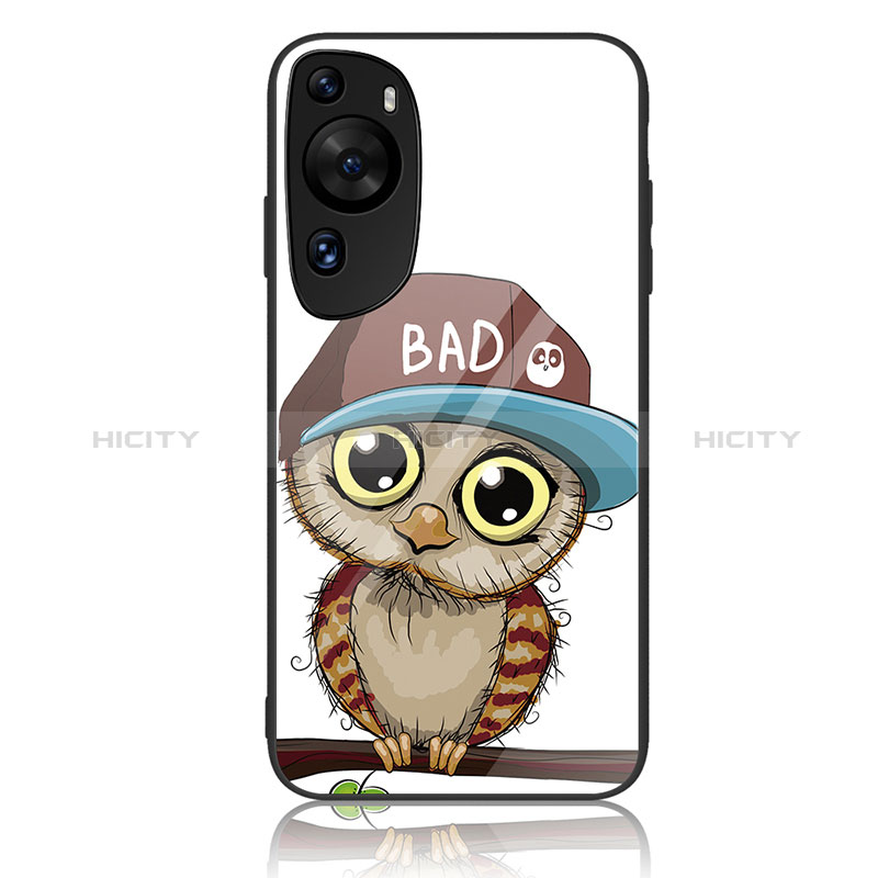 Funda Bumper Silicona Gel Espejo Patron de Moda Carcasa JM2 para Huawei P60 Art