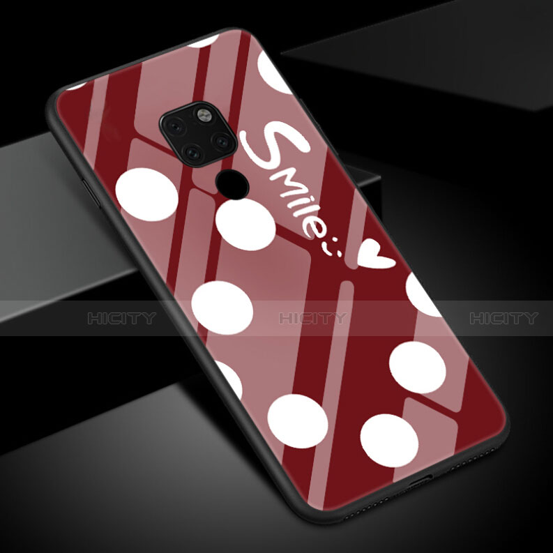 Funda Bumper Silicona Gel Espejo Patron de Moda Carcasa K01 para Huawei Mate 20